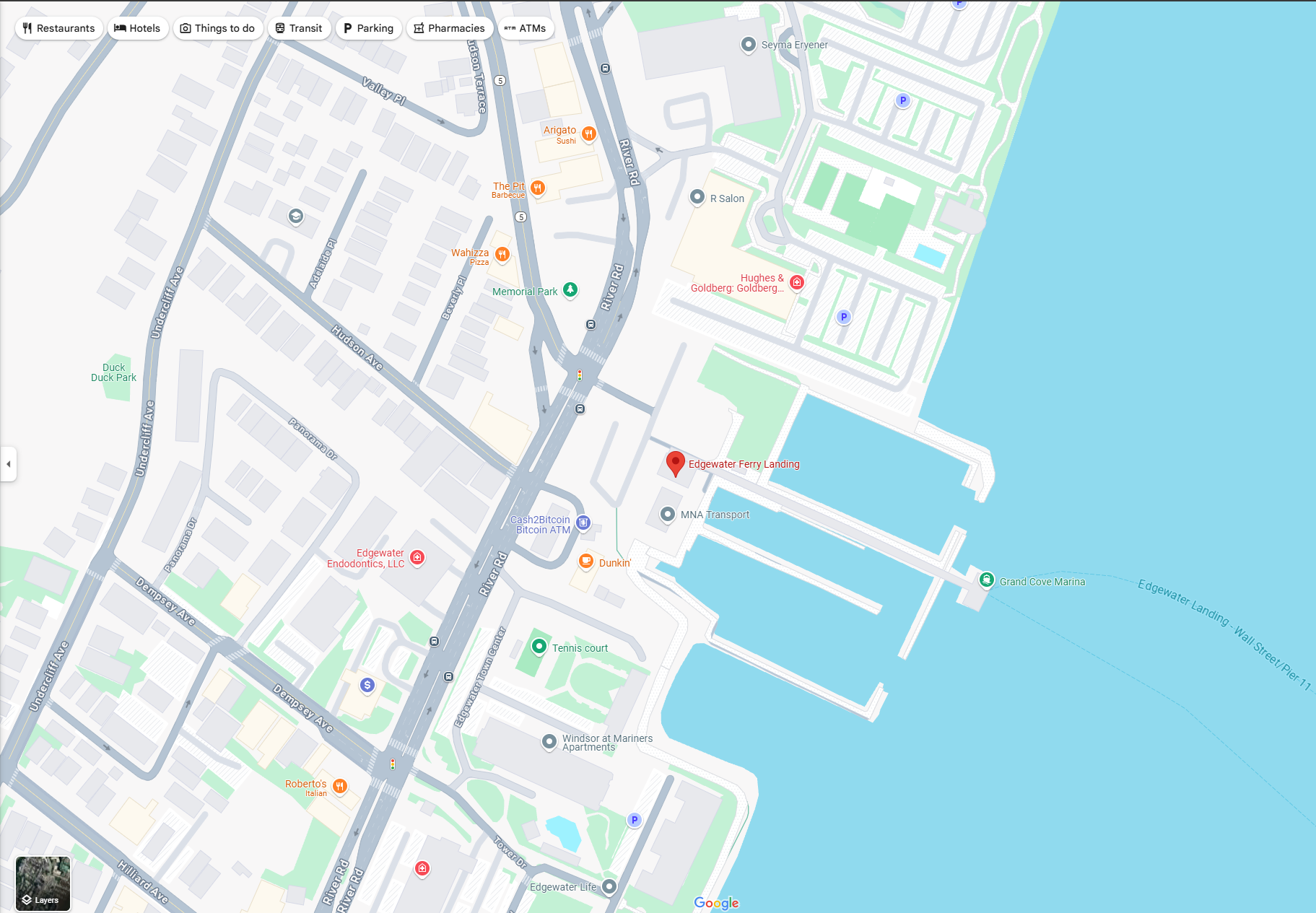 Edgewater ferry landing
